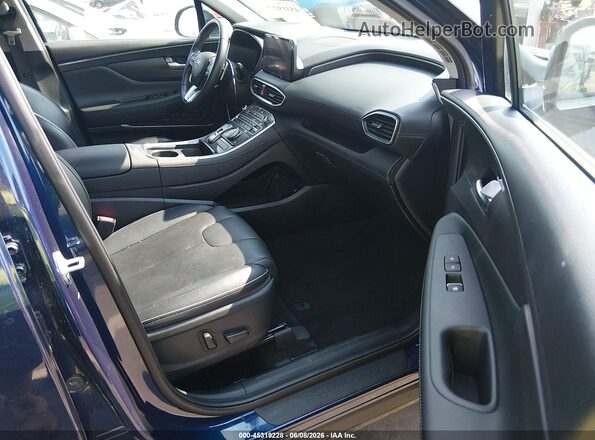 5NMS34AJ1NH474772 2022 HYUNDAI SANTA FE Blue Front interior view