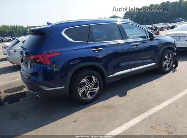 5NMS34AJ1NH474772 2022 HYUNDAI SANTA FE Blue Rear right