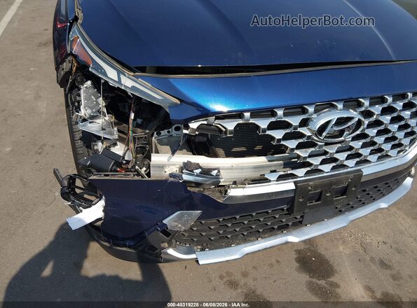5NMS34AJ1NH474772 2022 HYUNDAI SANTA FE Blue Front view