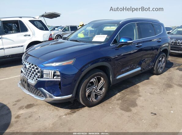 5NMS34AJ1NH474772 2022 HYUNDAI SANTA FE Blue Front left