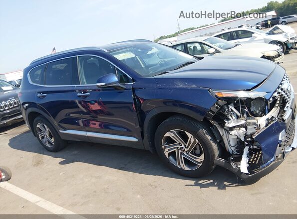 5NMS34AJ1NH474772 2022 HYUNDAI SANTA FE Blue Rear interior view
