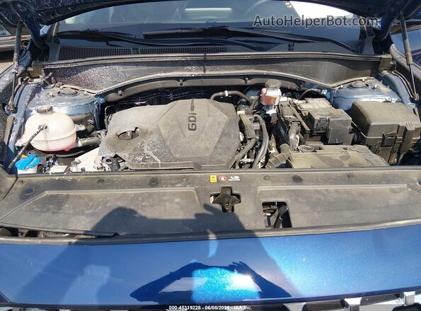 5NMS34AJ1NH474772 2022 HYUNDAI SANTA FE Blue Rear view