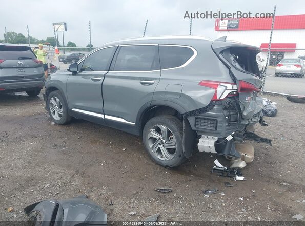 5NMS34AJ2MH309859 2021 HYUNDAI SANTA FE Gray Rear left