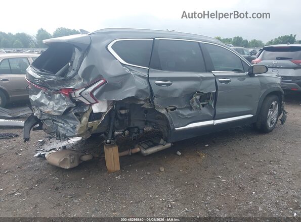 5NMS34AJ2MH309859 2021 HYUNDAI SANTA FE Gray Rear right