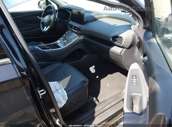 5NMS34AJ2PH598729 2023 HYUNDAI SANTA FE Black Widok wnętrza z przodu