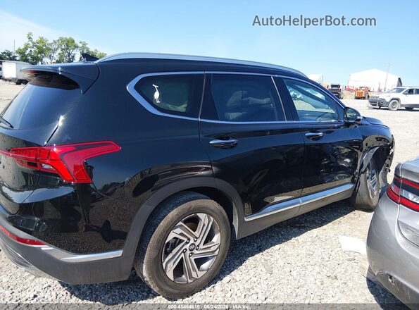 5NMS34AJ2PH598729 2023 HYUNDAI SANTA FE Black Widok wnętrza z tyłu
