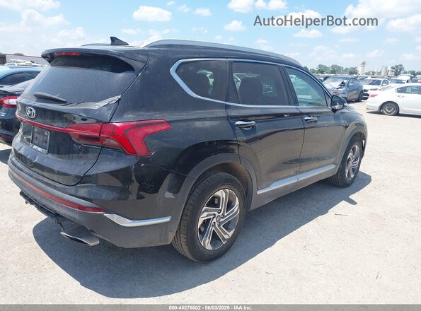 5NMS34AJ3MH357791 2021 HYUNDAI SANTA FE Black Հետևի աջ