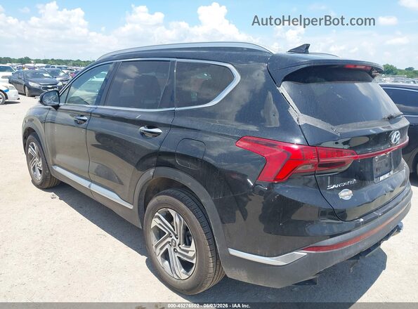 5NMS34AJ3MH357791 2021 HYUNDAI SANTA FE Black Հետևի ձախ