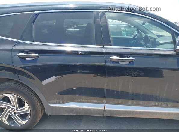 5NMS34AJ3MH357791 2021 HYUNDAI SANTA FE Black Սալոնի հետևի տեսք
