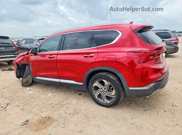 5NMS34AJ4MH309037 2021 HYUNDAI SANTA Red Հետևի ձախ