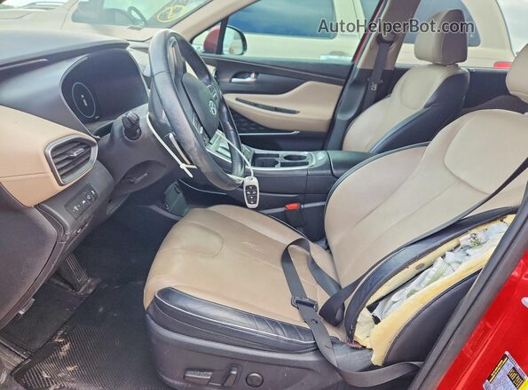 5NMS34AJ4MH309037 2021 HYUNDAI SANTA Red Սալոնի դիմացի տեսք