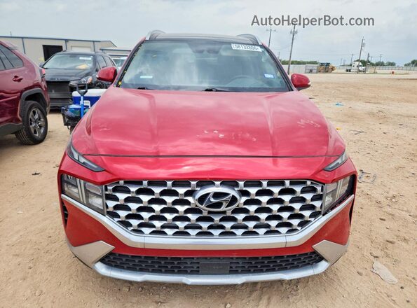 5NMS34AJ4MH309037 2021 HYUNDAI SANTA Red Դիմացի տեսք