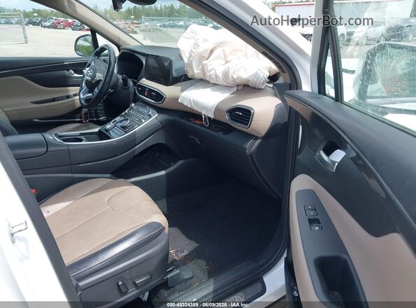 5NMS34AJ4MH353250 2021 HYUNDAI SANTA FE White Front interior view