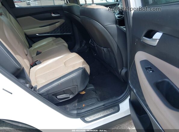 5NMS34AJ4MH353250 2021 HYUNDAI SANTA FE White VIN sticker view
