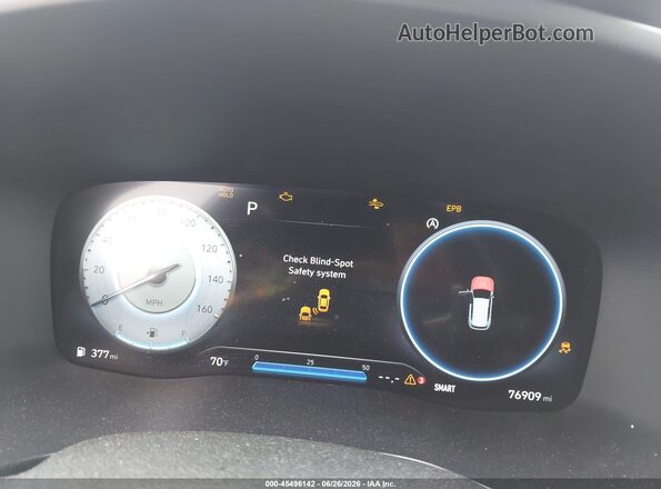 5NMS34AJ4PH513972 2023 HYUNDAI SANTA FE Black Вид задніх сидінь