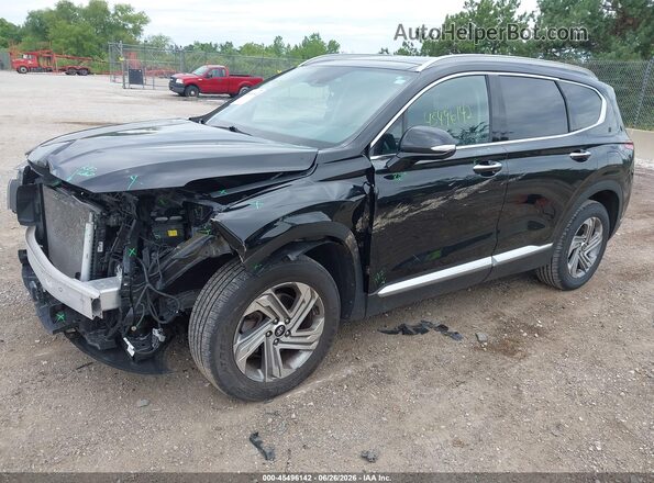 5NMS34AJ4PH513972 2023 HYUNDAI SANTA FE Black Передня ліва чверть