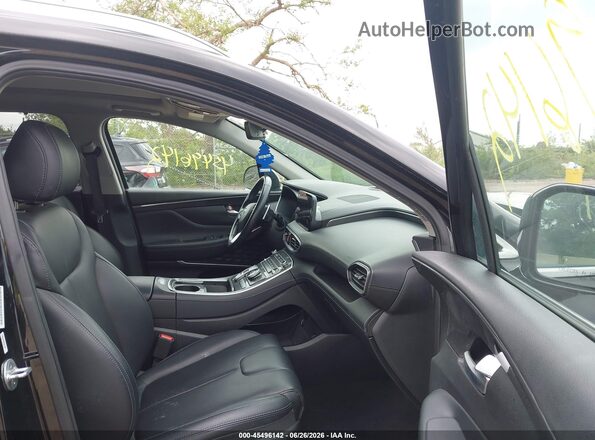 5NMS34AJ4PH513972 2023 HYUNDAI SANTA FE Black Вид салону спереду