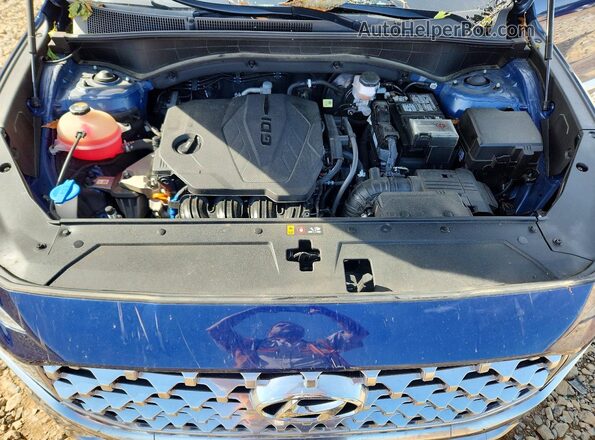 5NMS34AJ5NH459367 2022 HYUNDAI SANTA Blue Engine compartment view