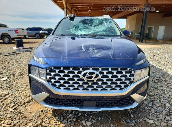 5NMS34AJ5NH459367 2022 HYUNDAI SANTA Blue Front view