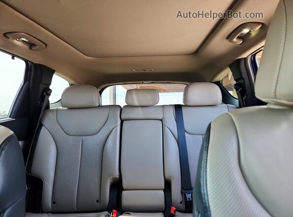 5NMS34AJ5NH459367 2022 HYUNDAI SANTA Blue Rear seats view