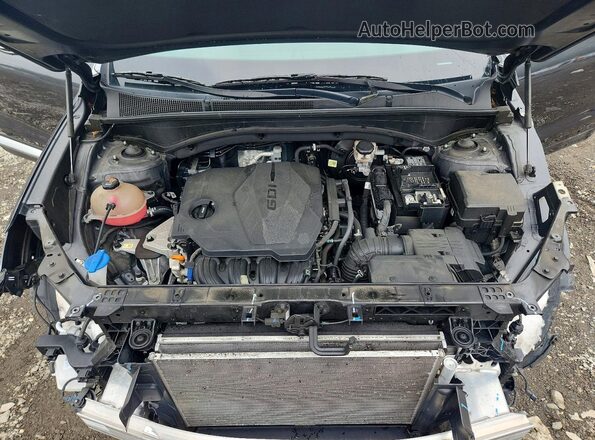 5NMS34AJ7MH332716 2021 HYUNDAI SANTA Gray ძრავის განყოფილების ხედი