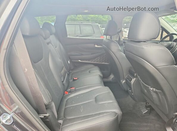 5NMS34AJ7MH332716 2021 HYUNDAI SANTA Gray უკანა სალონის ხედი