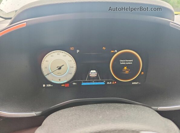 5NMS34AJ7MH332716 2021 HYUNDAI SANTA Gray ხელსაწყოთა პანელის ხედი