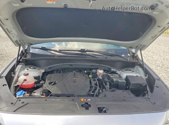 5NMS34AJ7PH610132 2023 HYUNDAI SANTA Silver Widok komory silnika