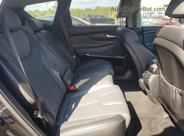 5NMS34AJ8MH331249 2021 HYUNDAI SANTA Black Vista interior trasera