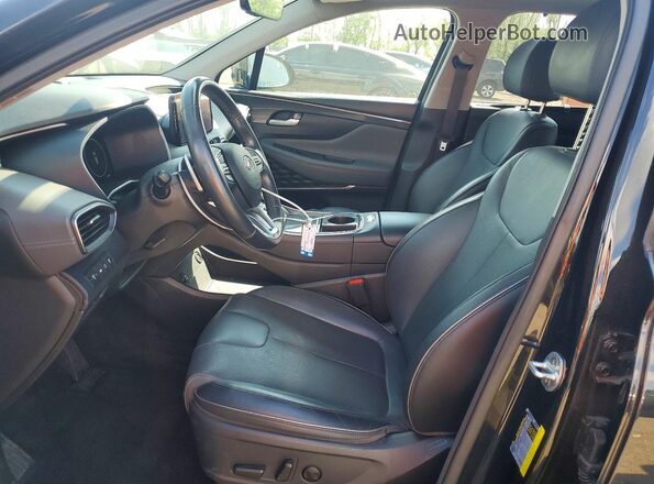 5NMS34AJ8MH331249 2021 HYUNDAI SANTA Black Vista interior delantera