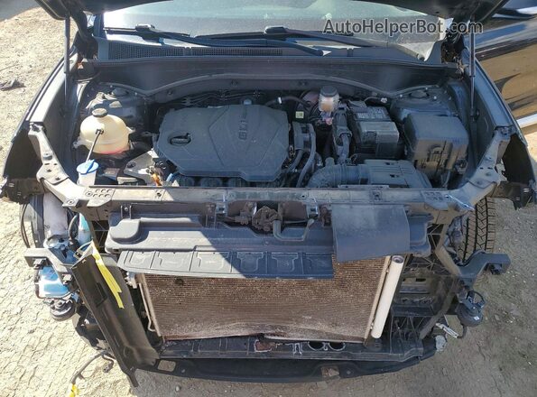 5NMS34AJ8MH331249 2021 HYUNDAI SANTA Black Vista del compartimento del motor