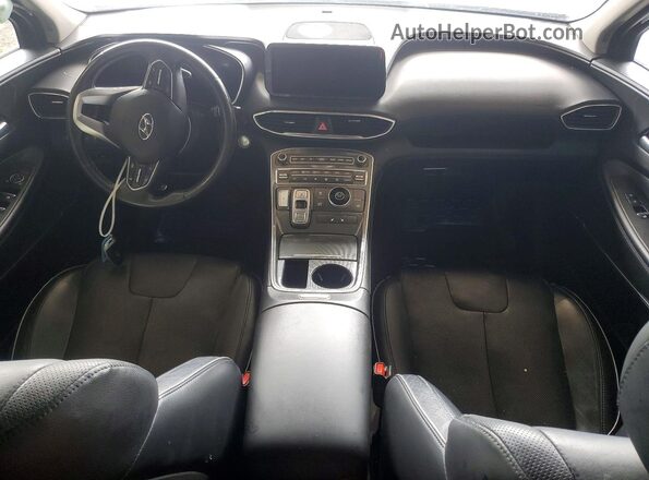 5NMS34AJ9MH307722 2021 HYUNDAI SANTA Blue Dashboard view