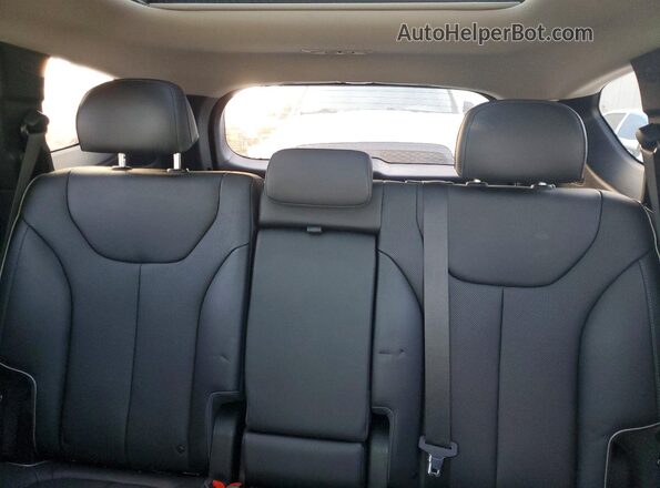 5NMS34AJXMH361093 2021 HYUNDAI SANTA Gray Widok tylnych siedzeń