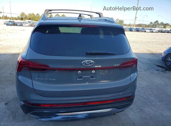 5NMS34AJXMH361093 2021 HYUNDAI SANTA Gray Widok z tyłu