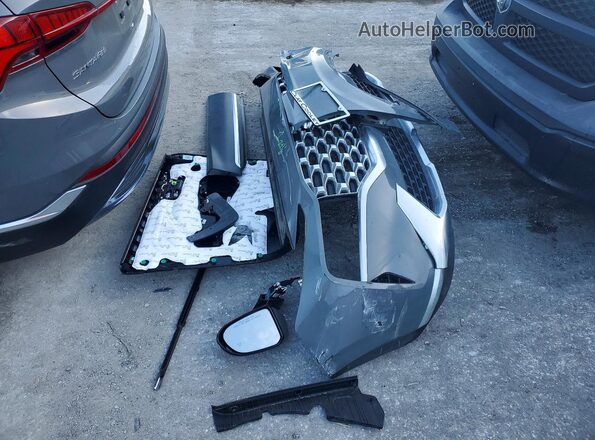 5NMS34AJXMH361093 2021 HYUNDAI SANTA Gray Widok naklejki z numerem VIN