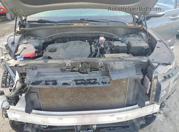 5NMS34AJXMH361093 2021 HYUNDAI SANTA Gray Widok komory silnika