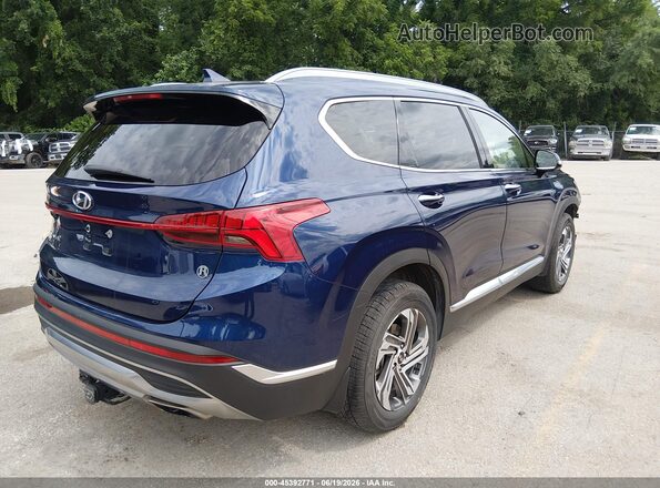 5NMS34AJXNH391499 2022 HYUNDAI SANTA FE Navy Tył prawy