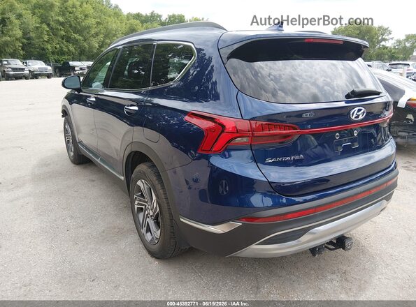 5NMS34AJXNH391499 2022 HYUNDAI SANTA FE Navy Tył lewy