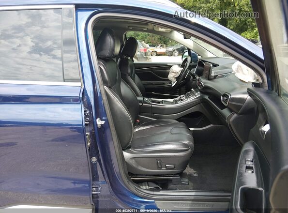 5NMS34AJXNH391499 2022 HYUNDAI SANTA FE Navy Widok wnętrza z przodu