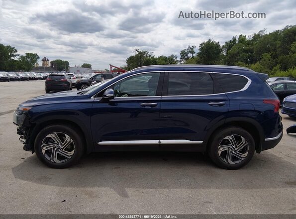 5NMS34AJXNH391499 2022 HYUNDAI SANTA FE Navy 