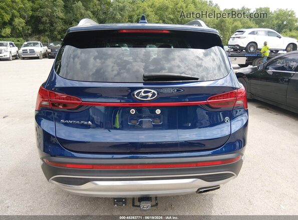 5NMS34AJXNH391499 2022 HYUNDAI SANTA FE Navy 