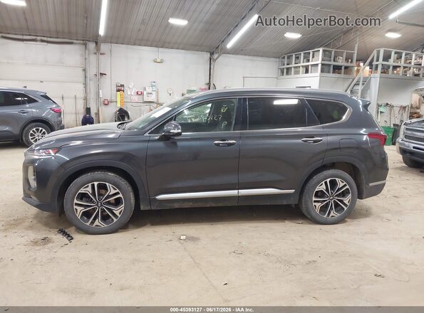 5NMS3CAA2LH198822 2020 HYUNDAI SANTA FE Gray სალონის 360-გრადუსიანი ხედი