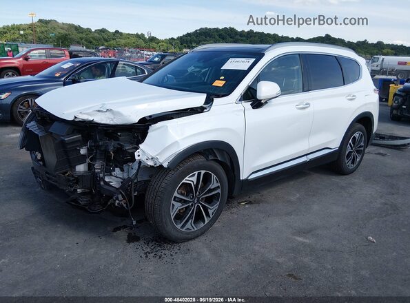 5NMS3CAA3LH223940 2020 HYUNDAI SANTA FE White Передня ліва чверть
