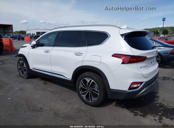 5NMS3CAA3LH223940 2020 HYUNDAI SANTA FE White Задня ліва чверть