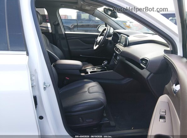 5NMS3CAA3LH223940 2020 HYUNDAI SANTA FE White Вид салону спереду
