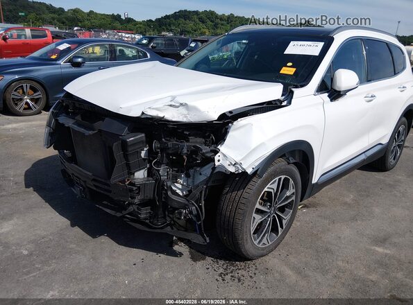 5NMS3CAA3LH223940 2020 HYUNDAI SANTA FE White 