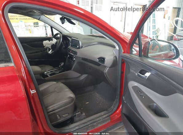 5NMS3CAA8LH232861 2020 HYUNDAI SANTA FE Black Вид салону спереду