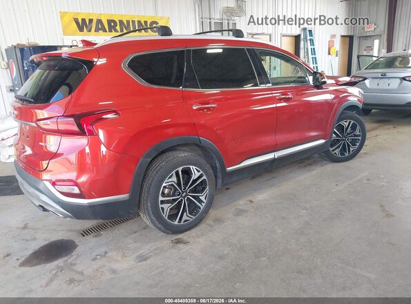 5NMS3CAA8LH232861 2020 HYUNDAI SANTA FE Black Задня права чверть