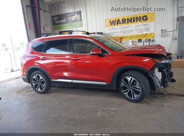 5NMS3CAA8LH232861 2020 HYUNDAI SANTA FE Black Вид щитка приладів
