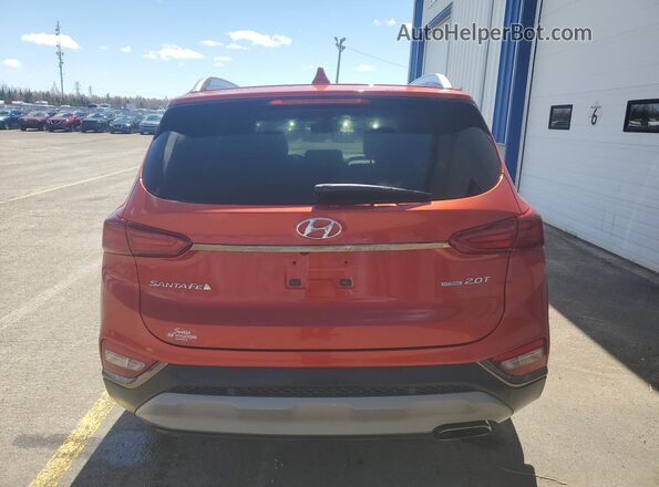 5NMS3CAAXKH123882 2019 HYUNDAI SANTA Orange 